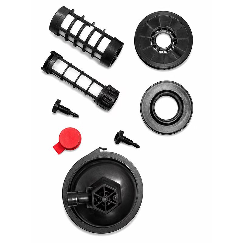 Complete set of PA66 fiberglass reinforced injection molded parts