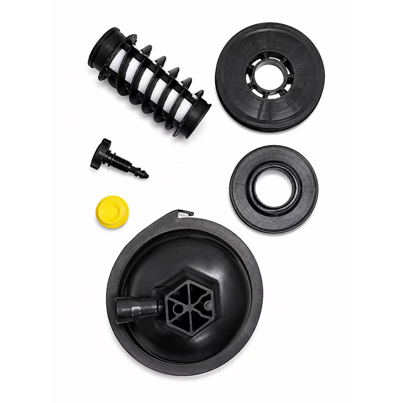 A complete set of modified nylon injection molded parts