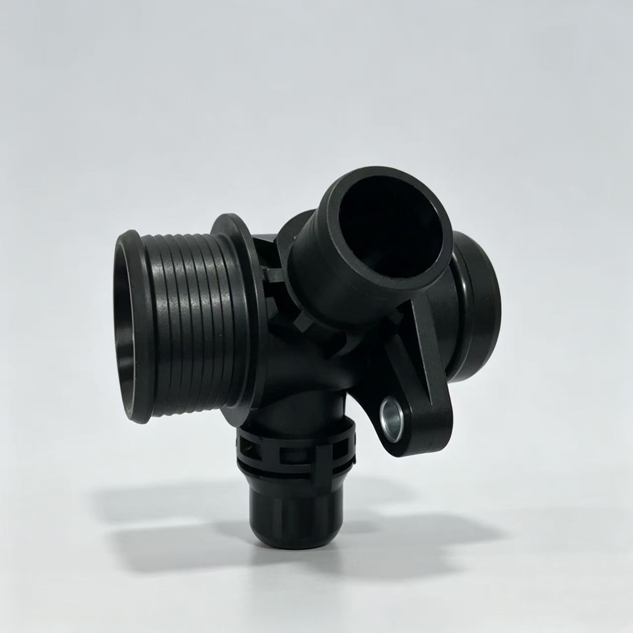Automotive Coolant Four-Way Connector Part No.3205-0224 PA66-GF30