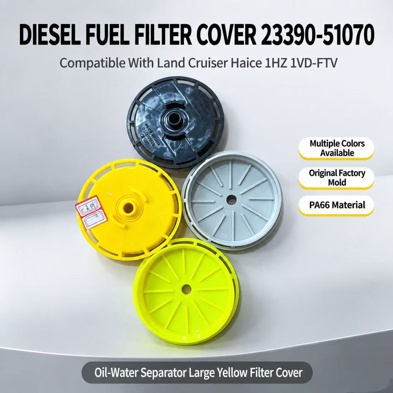 Fuel Filter End Cap 23390-51070 For Toyota Land Cruiser Hilux