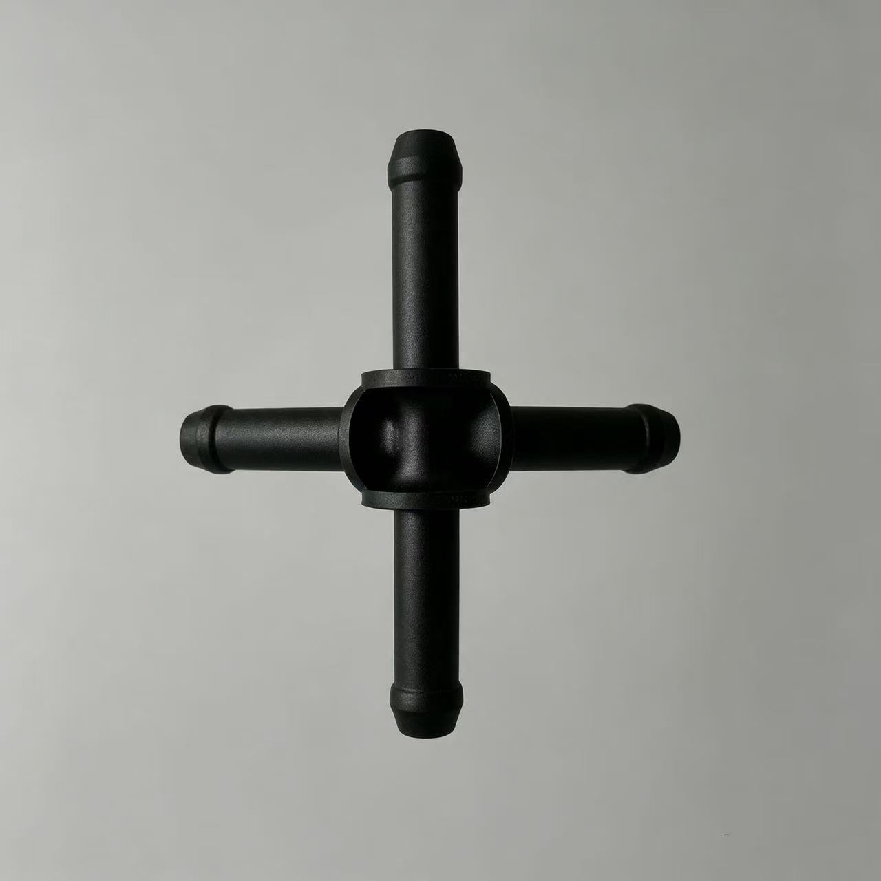 8mm 4‑Way Plastic Tubing Connector